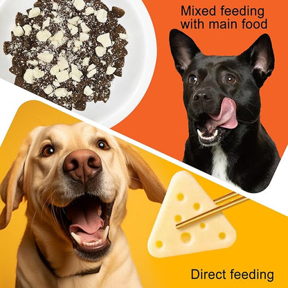 Yak Cheese Dog Chews with Probiotic - 15 Count Natural Cheese Training Rewards for Small, Medium & Large Dogs,High Protein Digestive Health & Skin Coat Support（4.2 oz / 120g）
