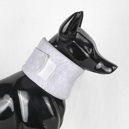 Haofy Dog Neck Support Collar Adjustable Prevent Licking Protective Pet Cervical Collar Neck Brace for Cats Post Surgery (M)