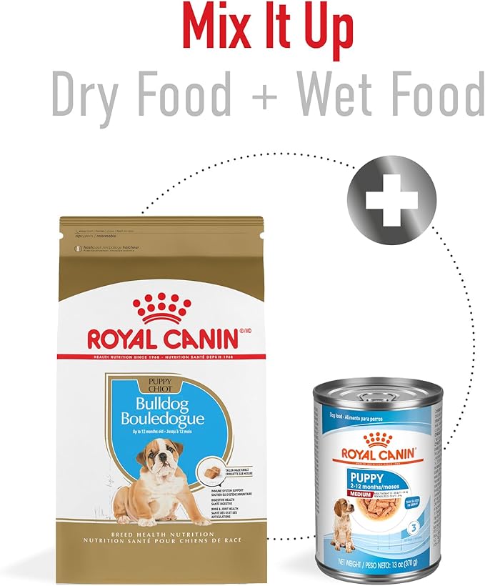 Royal Canin Breed Health Nutrition Bulldog Puppy Dry Dog Food, 6 lb Bag