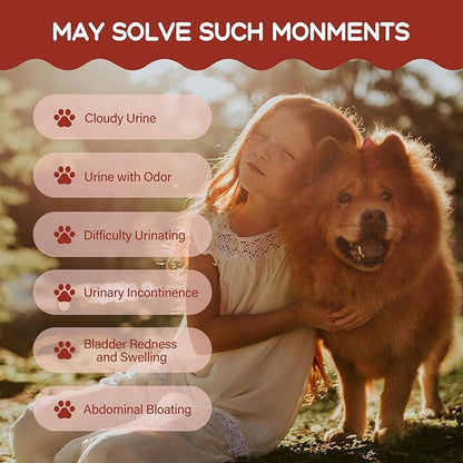 100% Pure Urinary Tract for Dog Drops, Herbal Blend Support Healthy Urinary Function, Kidney Stones Support & Bladder Support. 2oz
