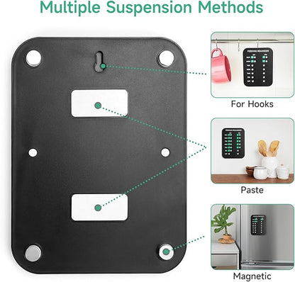 YAUYIK Dog Feeding Reminder, Magnetic Reminder Sticker, AM/PM Daily Indication Chart Feed Your Pets, Fridge Magnets and Double Sided Tape, Helps You to Track Pet Feeding & Medication (B)