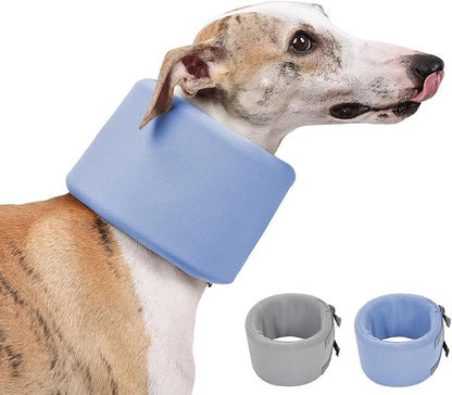 ETIAL Dog Neck Brace After Surgery, Breathable Dog Protective Collar to Prevent Pets from Anti-Bite Lick Wound Healing, E-Collar & Cone Collar Alternative for Small Medium Large Dogs (Blue, L)