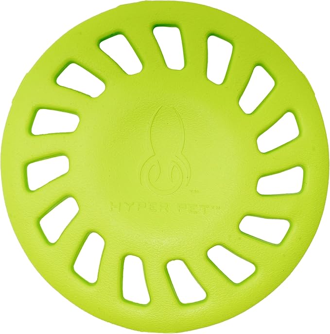 Hyper Pet Chewz Hubcap EVA Foam Dog Toy, Pack of 1, Green