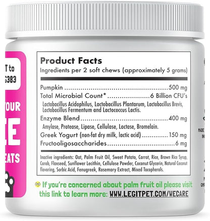 Cranberry UTI Chews for Dogs Bladder Suppot + D-Mannose Supports Kidney Urinary Tract 120 Chews and Probiotics for Dogs Natural Digestive Enzymes Prebiotics for Allergy 120 Chews