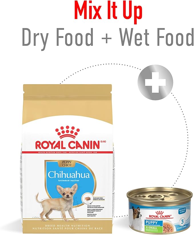ROYAL CANIN Breed Health Nutrition Chihuahua Puppy Dry Dog Food,2.5 lb Bag,(Pack of 2)
