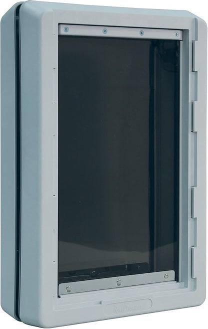Ideal Pet Products Designer Series Ruff-Weather Pet Door with Telescoping Frame + Wall Installation Kit Bundle, Extra Large, 9.75" x 17" Flap Size