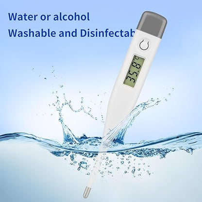 Intelligent Digital Thermometer,LCD Display Screen,Fast Measurement,Suitable for Children and Adults,Easy to Maintain Cleanliness and Hygiene,Bringing Family Health,Grey