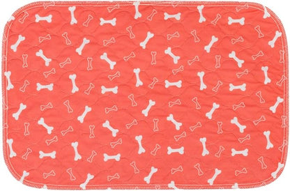 Pet Pee Pad,Pee Pads for Dogs with Pheromones,Washable Reusable Puppy Training Pads with 4-Layer Leak Protection,Easy to Clean,Odor Control, and Non-Slip Base (Red)
