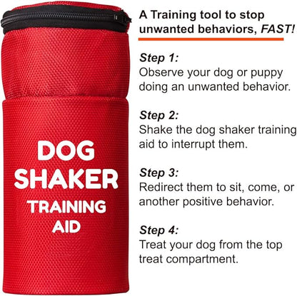 Shaker Can for Dogs, Stop Barking, Shake Trainer For Dogs, Dog Training Bark Silencer, Pennies, Coins, Pet Corrector, Barking Deterrent, Dog Training & Behavior Aids, Anti Bark Control, No Shock