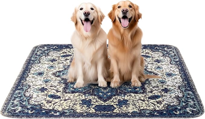 PUPIBOO Washable Pee Pads for Dogs and Cats - Super Absorbent Reusable Puppy Training Pads - 100% Waterproof, Leak-Proof & Non-Slip Whelping Pads for Pet Housebreaking