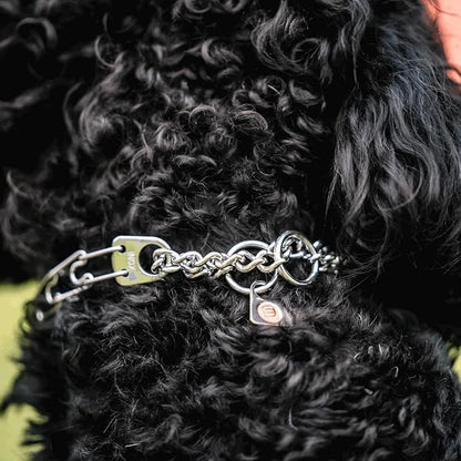 Herm Sprenger 1.5mm Micro Prong Collar for Dog Training | Micro Prong Stainless Steel Ultra-Plus Dog Collar | Training Collar for Extra Small Dogs | Made in Germany - (1.5 mm, (Neck Size Up to 9"))