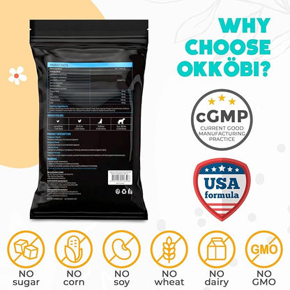 Probiotics for Dogs Chews 60 Pcs - Digestive, Gut Health & Diarrhea Support - Chews for Dogs - US Formula with Probiotics, Enzymes & Natural Ingredients - Chicken