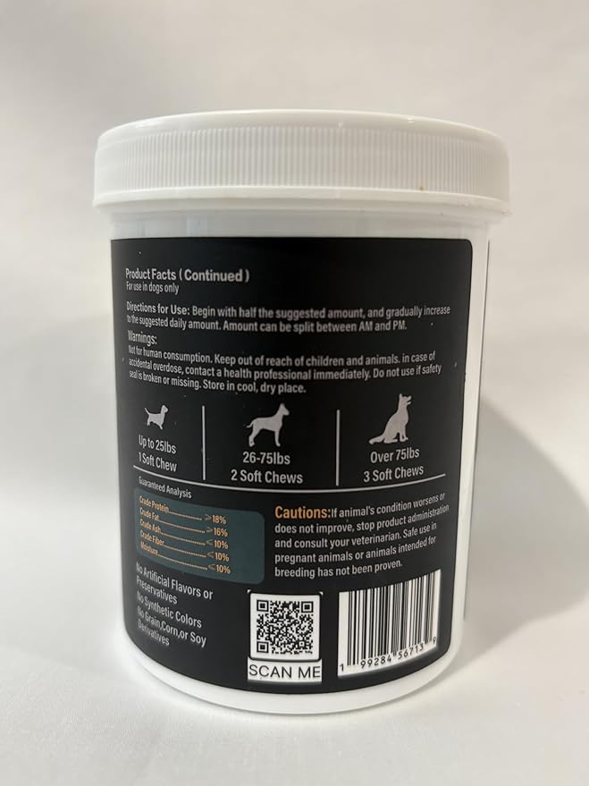Dog Allergy Relief Chews for Itching Skin – Anti Itch, Gut Health & Immune Support with Colostrum & Omega 3 – Skin & Coat Supplement for Dogs