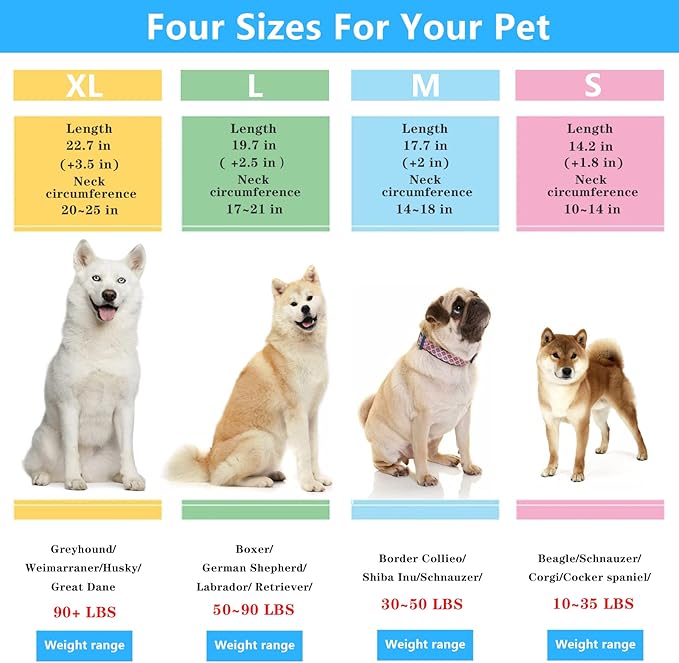 Dog ProngTraining Collar Choke Pinch Collar for Dogs with Comfort No Pull Dog Collar Rubber Tips and Quick Release Snap for Small Medium Large Dogs