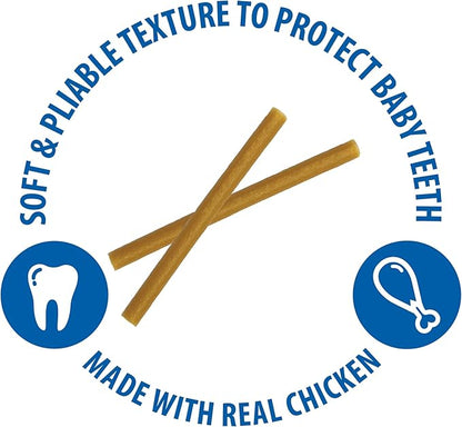 N-Bone Puppy Teething Treats,Chicken (111150), 3.74 oz (Pack of 2)
