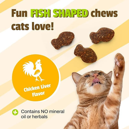 Pet Naturals UT Support Soft Chews for Cats, Urinary Tract Health with Cranberry and D-Mannose, Chicken, 60 Count