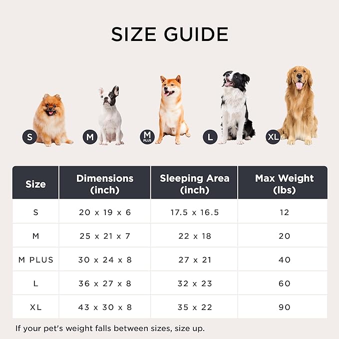 Bedsure ComfyFleece™ Washable Dog Bed for Large Dogs - Cute Furry Puppy Beds, Rectangle Orthopedic Corduroy Fleece Pet Beds with Removable Zipper Cover, 36x27x8inches, Blue