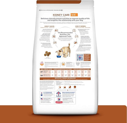 Hill's Prescription Diet k/d Kidney Care Dry Dog Food, Lamb, 8.5 lb. Bag
