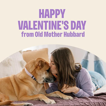 Wellness Old Mother Hubbard Bits of Love P-Nuttier Dog Biscuits, Natural Treats, Valentine's Day, Seasonal, Peanut Butter Flavor, 6 oz Bag