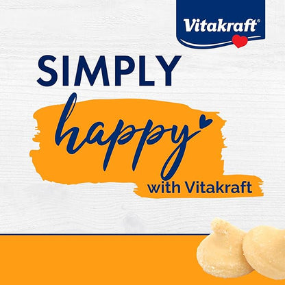 Vitakraft Drops Dog Treats - Peanut Flavor – Grain-Free Training Treats - Real Yogurt & Whey, Added Vitamins A, D3, E, B12, Riboflavin & Niacin – For All Dog Sizes & Ages – Resealable 8.8 oz Bag