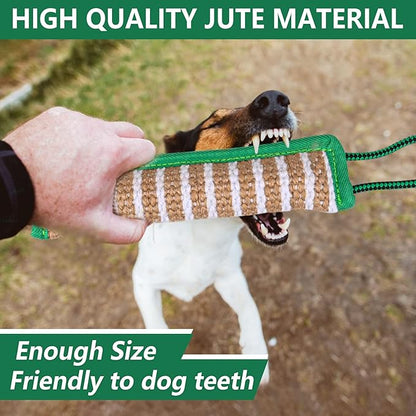 Dog Bite Training Set - Dog Bite Sleeve Protection Arm and Pillow Tug Toy, Puppy Training Stick, Professional Equipment for K9, IPO, Schutzhund Puppy