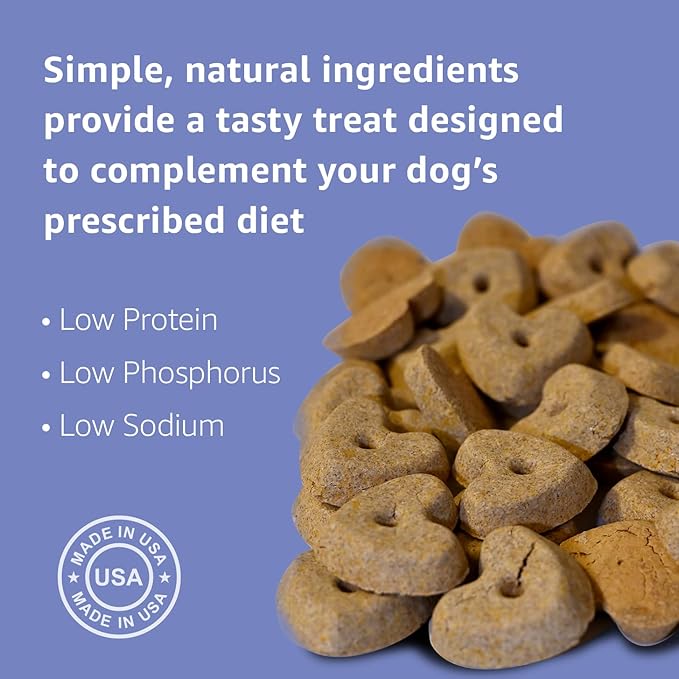 Mattie's Treats: 1 Pound Box; Low Protein, Low Phosphorus, Low Sodium Dog Treats