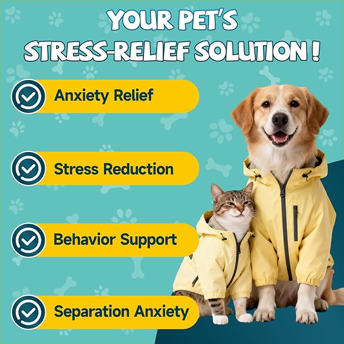 2Pack Calming Drops for Dogs & Cats - Cat Calming Treats for Anxiety Relief , Relaxation, Sleep Aid with Schisandra Taurine , Separation, Soothing Calming Care for Indoor Pet -Roast Chicken Flavor