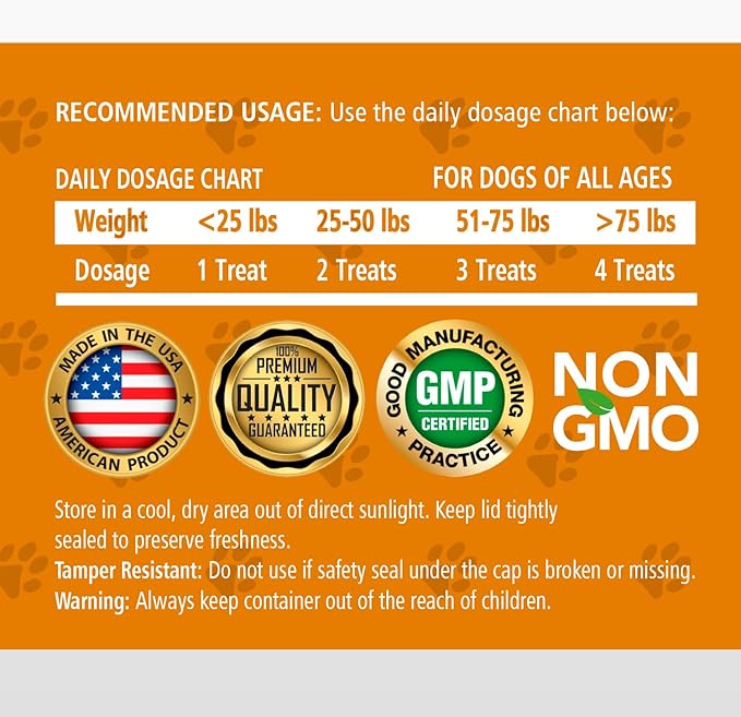 Jack & Milo - Supplement for Dogs, Dog UTI Incontinence, Kidney and Bladder Control - Cranberry & Antioxidants, Organic - Bladder Control for Dogs, USA Made-Non GMO - 120 Tablets