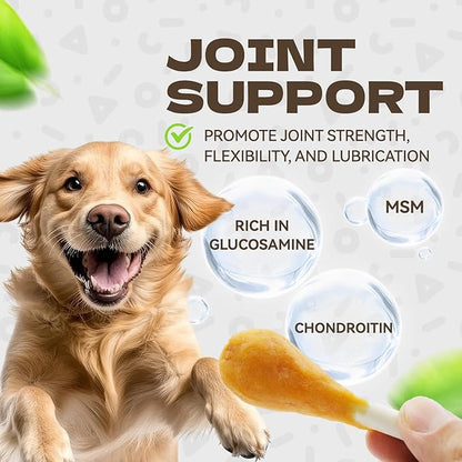 Dog Treats, Chicken Wrapped Calcium Bones Rawhide-Free Grain-Free Dog Training Treats Teeth Cleaning Chews Long-Lasting Snacks for Medium and Large Breed 10.58oz