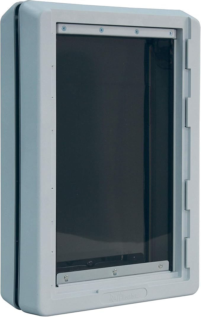 Ideal Pet Products Designer Series Ruff-Weather Pet Door with Telescoping Frame, Extra Large, 9.75" x 17" Flap Size