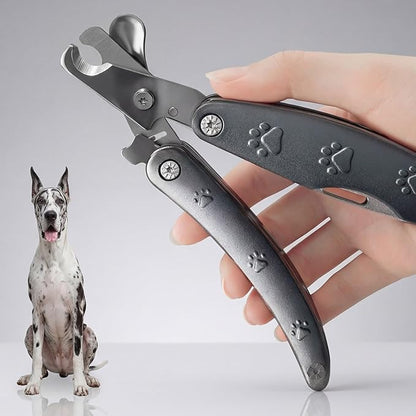 2026 Dog Nail Clipper for Anxiety Sensitive Dogs, Sharp Blade for Large Dog, Cut Through Thick Nail Smoothly, 3 in 1 Compact Build-in Nail File & Comb, Heavy Duty Professional Dog Nail Clipper