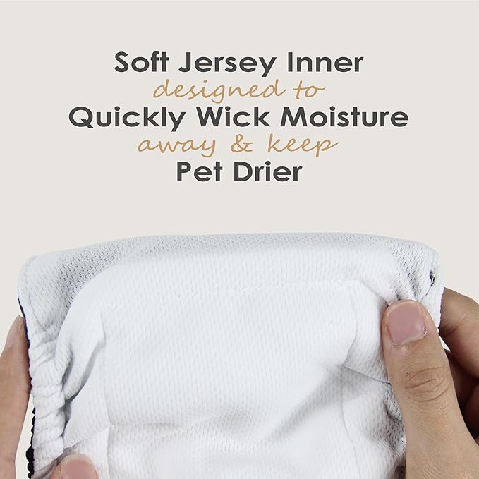 wegreeco Washable Male Dog Belly Band (Stylish Pattern)- Pack of 3 - Washable Male Dog Belly Wrap, Dog Diapers Male (Tie-dye, Ink, X-Small)