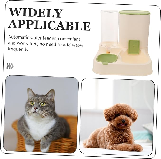 SUPVOX Dog Water Dispenser Pet Water Bowl Cat Bowls Cage Cat Feeder Automatic Pet Feeder