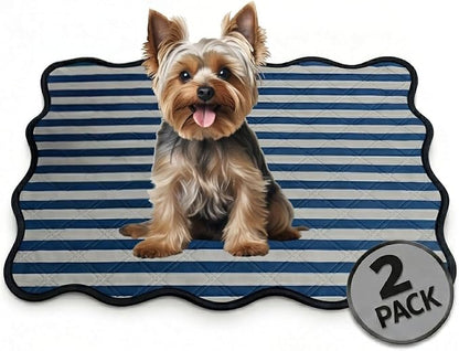 PUPIBOO Washable Pee Pads for Dogs & Cats - Super Absorbent Reusable Puppy Training