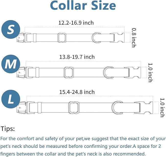 Dog Collar and Leash Set.Soft and Easy to Clean Vegan Leather with Rose Gold Metal Buckle for Small Medium Large Dogs (Off-White, S(12.2"-16.9"))