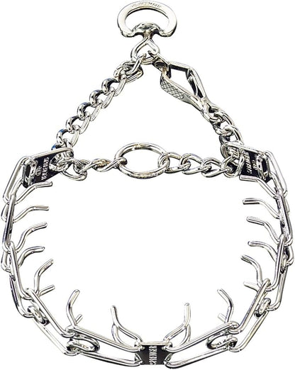 Herm Sprenger Pet Supply Imports Chrome Plated Training Collar with Quick Release Snap for Dogs, X-Large, 4mm, 24-Inch