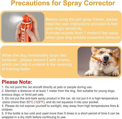 Corrector Spray Dog 80ml 1Pack Dog Corrector Spray Dog Trainer for Dog to Stops Barking, Jumping Up, Food Stealing, Dog Fights, Avoidance, Unwanted Dog Behaviour