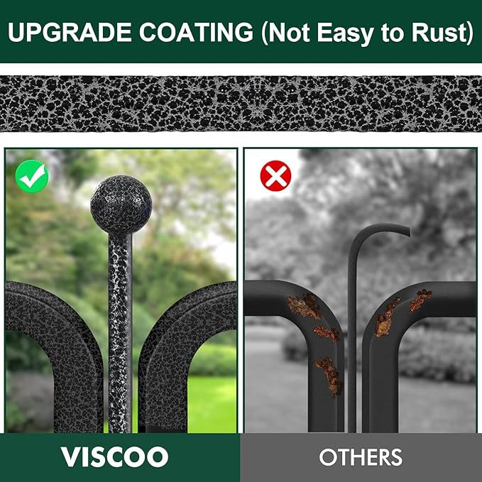 VISCOO Dog Playpen Outdoor, 16 Panels 32" H Dog Pen Indoor, Metal Dog Fence Outdoor, Pet Fence for Large/Medium/Small Dogs, Indoor Puppy Playpen, Foldable Heavy Duty Exercise Pen for RV,Camping,Yard