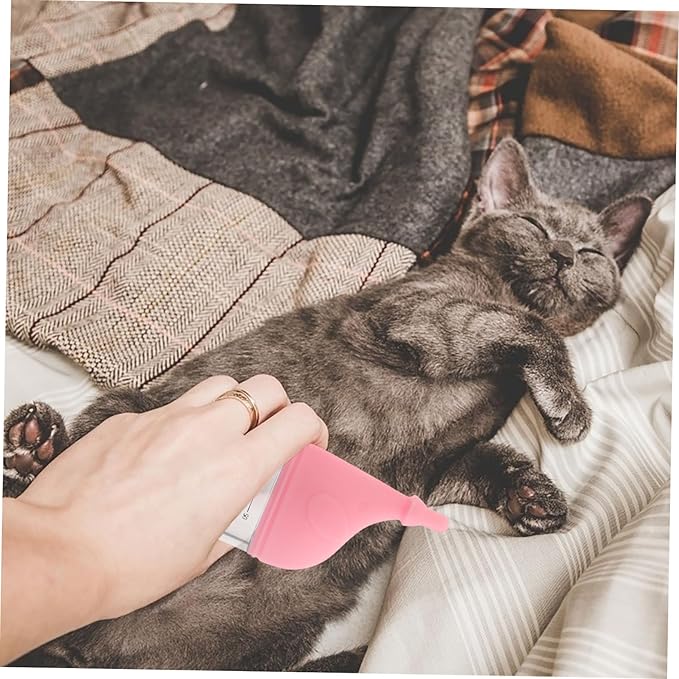 Kisangel Kitten Puppy Milk Feeder Bottle Soft Nipple Pet Nursing Bottle for Newborn Puppies and Kittens Animal Milk Feeding