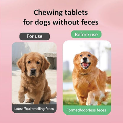 No Poo Chews for Dogs - 120 Ct Chicken Flavor - Coprophagia & Stool Eating Deterrent with Probiotics, Digestive Enzymes & Breath Aid - Stop Dog Poop Eating - Gut Health (Chicken)