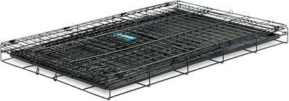 Carlson Pet Products Single Door Metal Dog Crate, Intermediate 36" Dog Crate for Medium to Large Dogs, Foldable Collapsible Dog Kennel with Removable Tray, Portable Wire Dog Cage for Training & Travel