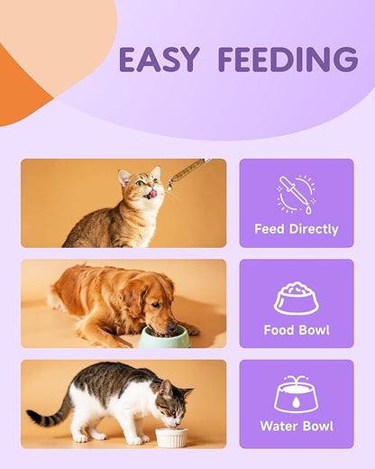 Cat & Dog Urinary Tract Infection Treatment - Cat UTI Treatment - Dog UTI Treatment - for Kidney, Bladder, Urinary Tract - Cranberry Supplement for Dogs Cats with Marshmallow Root, Dandelion, Parsley