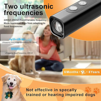 Anti Barking Device for Dogs - Dog Bark Deterrent Devices for Stopping Bad Dog Behavior - Ultrasonic Dog Bark Deterrent, Refuse to Shout and Slap - Best Anti Barking Device Rechargeable