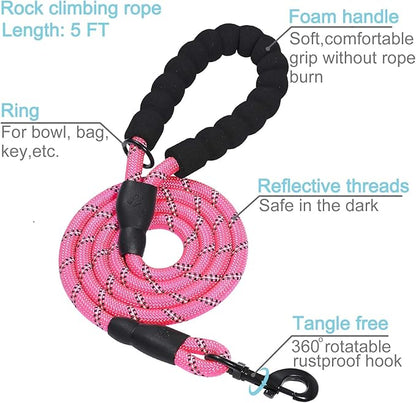 haapaw Martingale Dog Collar with Quick Release Buckle Reflective Dog Training Collars for Small Medium Large Dogs