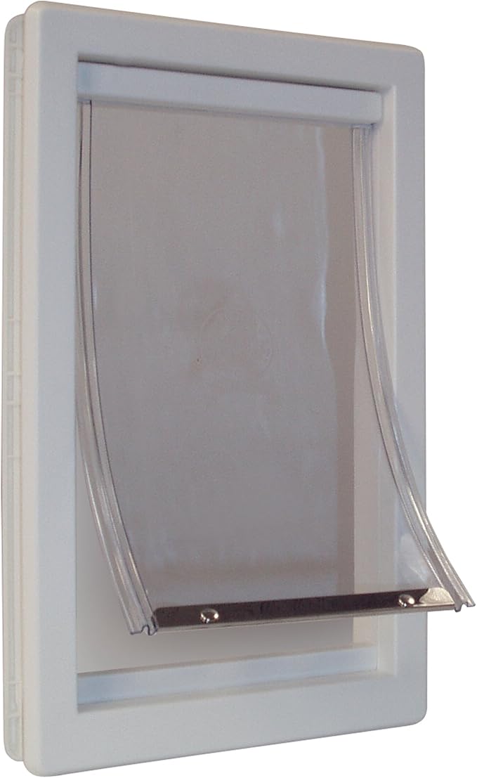 Ideal Pet Products Designer Series Plastic Pet Door with Telescoping Frame, Medium, 7" x 11.25" Flap Size