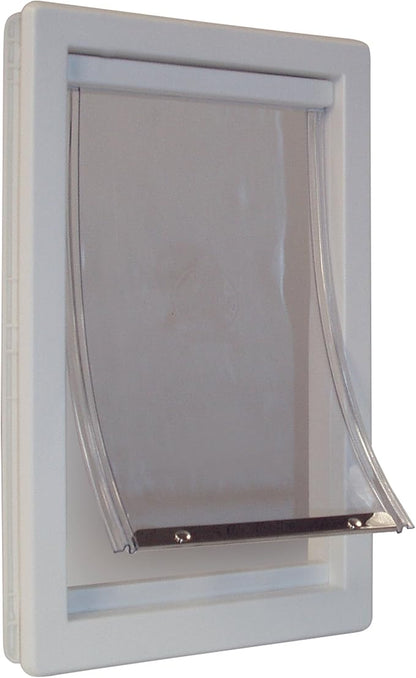 Ideal Pet Products Designer Series Plastic Pet Door with Telescoping Frame, Medium, 7" x 11.25" Flap Size