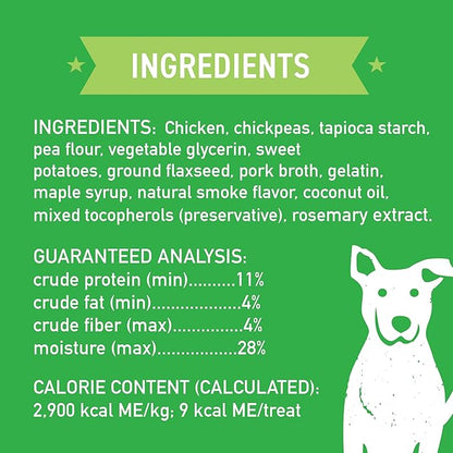 Cloud Star Wag More Bark Less Soft Chews Grain Free Dog Treats, Chicken & Sweet Potato, 5 oz. Bag