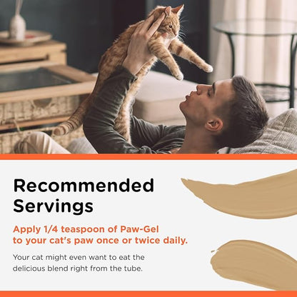 Nutri-Vet Hairball Paw Gel, Cat Hairball Remedy, Kitten Supplies, Hair Ball Relief for Cats, Grooming Aid, Fur Ball Remedy, Chicken Flavor, 3 oz