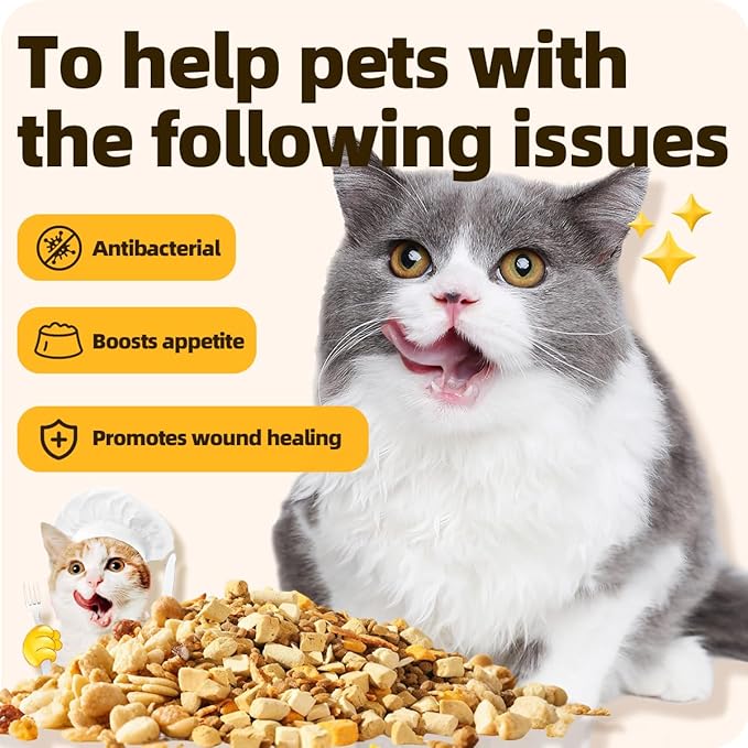 Immune Booster Liquid for Boosting Immunity, Aiding in Infection Defense, Accelerating Wound Healing, Reducing Allergy Symptoms, Enhancing Appetite and Energy for Cats and Dogs (1 Bottle)