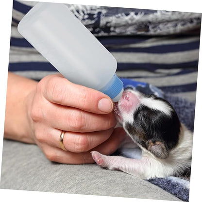 Totority 3pcs Pet Feeding Bottles Cat Milk Bottle Kitten Nipple Milk Feeder for Newborn Animals